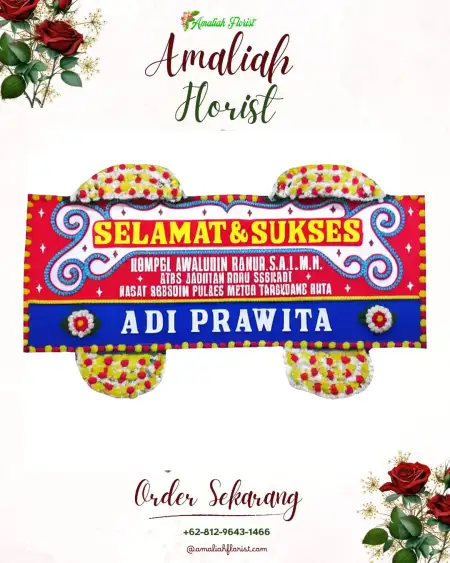 Papan Bunga Ucapan Selamat Semanding